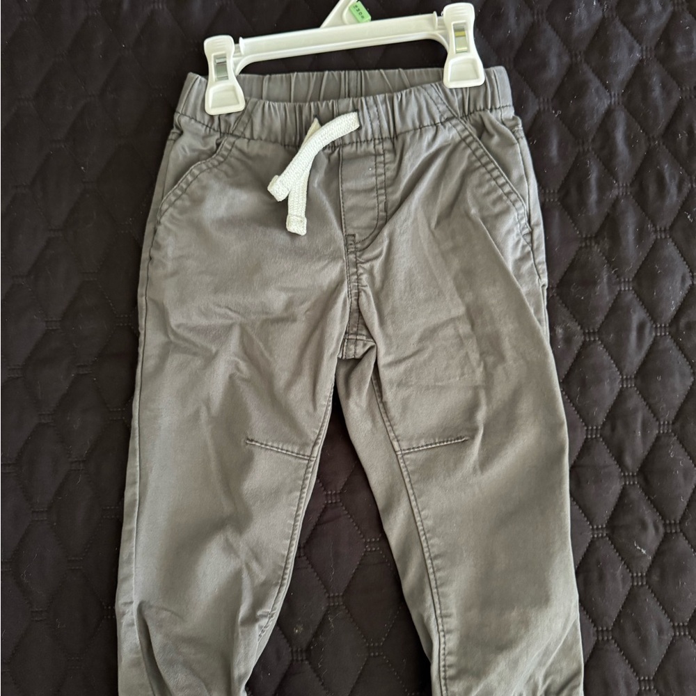 Cat & Jack Kids Gray Jogger Pants with Drawstring Waist